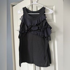 Maurices Charcoal Sleeveless Blouse